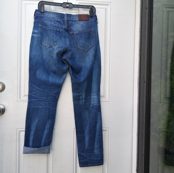 Madewell Slimboy Jeans Distress Size 25 - Picture 6 of 7